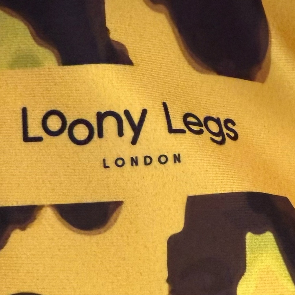 Looney Legs London Women’s Colorful Abstract Leggings Size L - Picture 3 of 4
